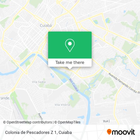 Colonia de Pescadores Z 1 map