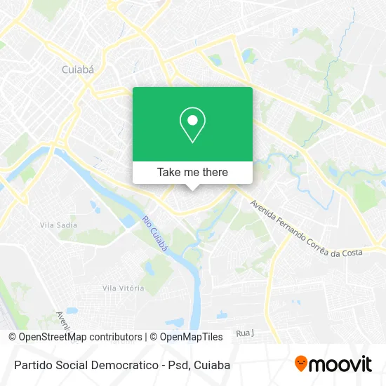 Partido Social Democratico - Psd map