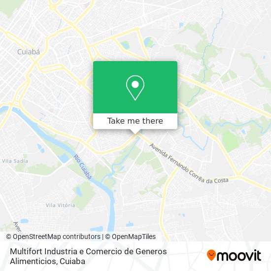 Multifort Industria e Comercio de Generos Alimenticios map