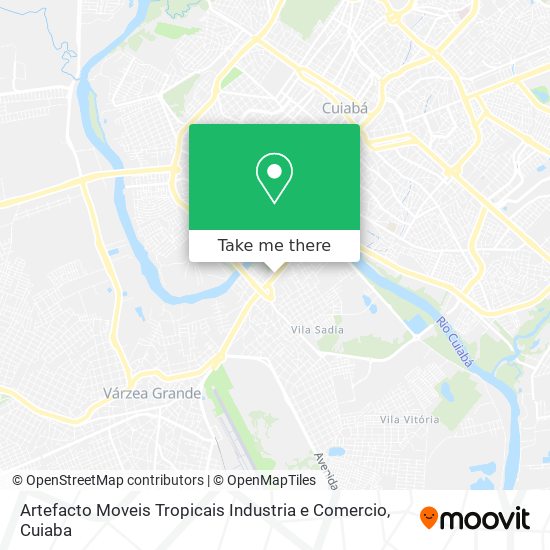 Artefacto Moveis Tropicais Industria e Comercio map