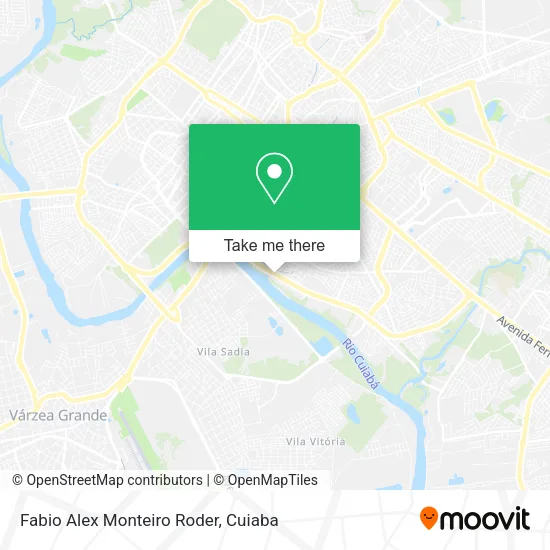 Fabio Alex Monteiro Roder map