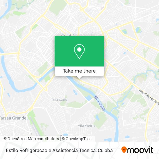 Estilo Refrigeracao e Assistencia Tecnica map