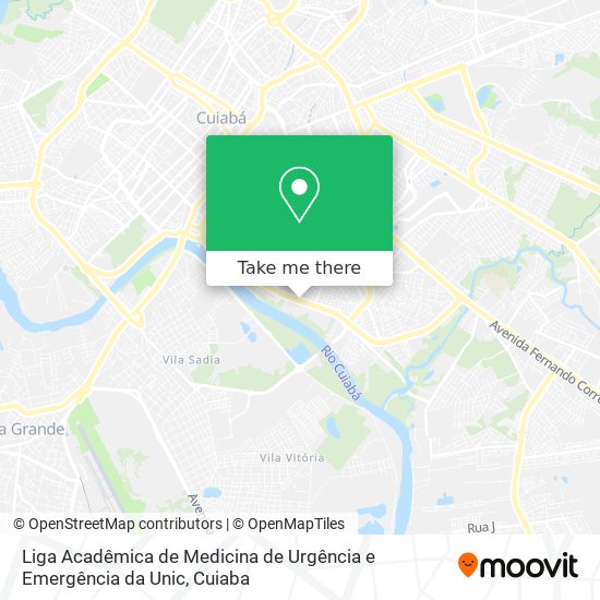 Liga Acadêmica de Medicina de Urgência e Emergência da Unic map