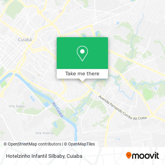 Hotelzinho Infantil Silbaby map