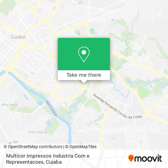 Multicor Impressos Industria Com e Representacoes map