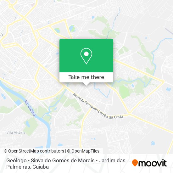 Geólogo - Sinvaldo Gomes de Morais - Jardim das Palmeiras map