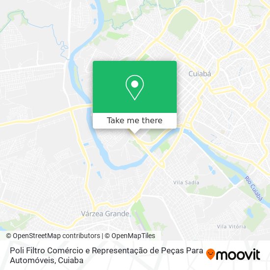 Poli Filtro Comércio e Representação de Peças Para Automóveis map