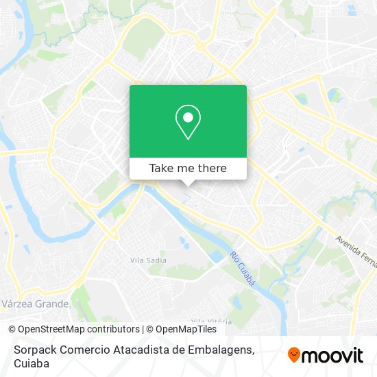 Sorpack Comercio Atacadista de Embalagens map