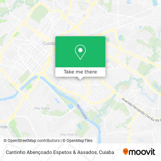 Cantinho Abençoado Espetos & Assados map