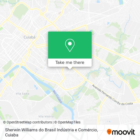 Sherwin Williams do Brasil Indústria e Comércio map