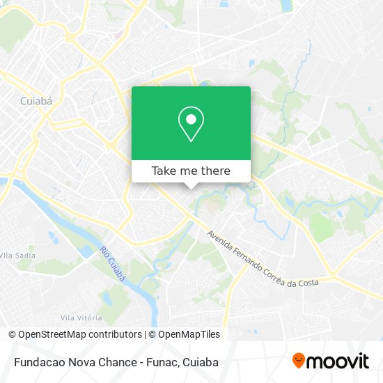 Fundacao Nova Chance - Funac map