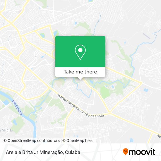 Areia e Brita Jr Mineração map