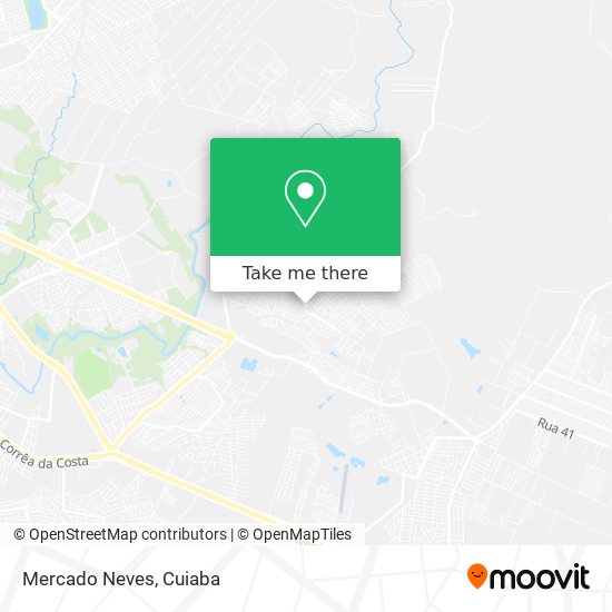 Mercado Neves map