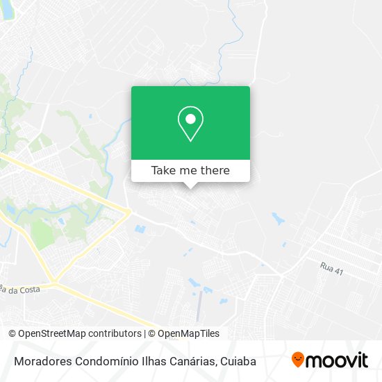 Moradores Condomínio Ilhas Canárias map