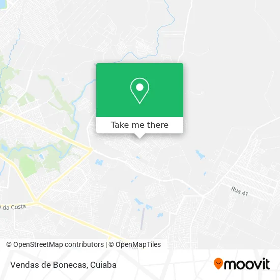 Vendas de Bonecas map