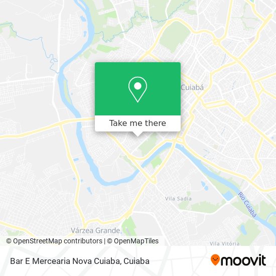 Mapa Bar E Mercearia Nova Cuiaba