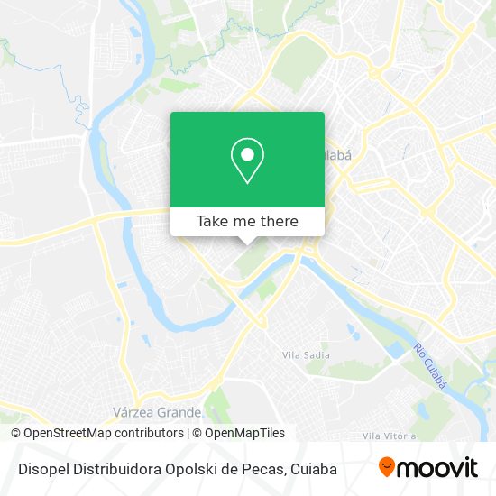 Disopel Distribuidora Opolski de Pecas map