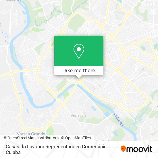 Casas da Lavoura Representacoes Comerciais map