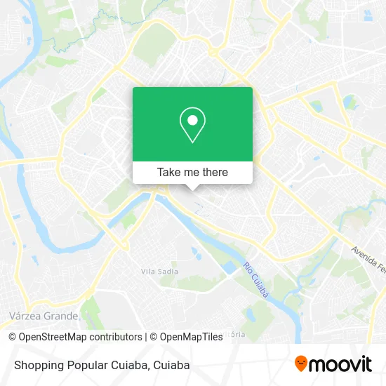 Shopping Popular Cuiaba map