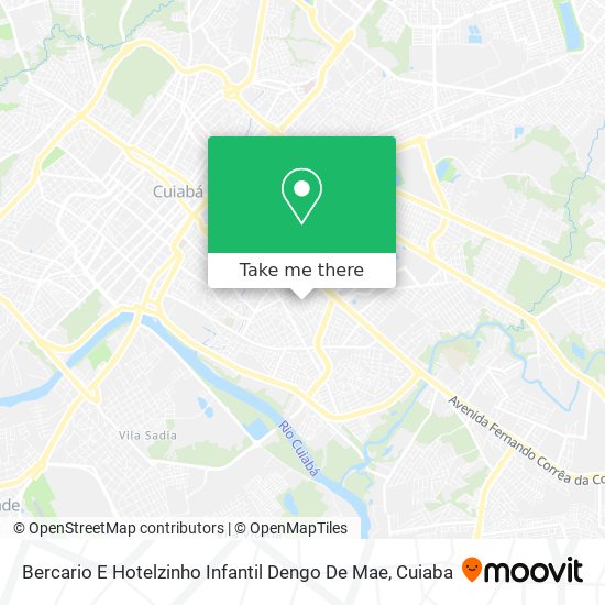 Bercario E Hotelzinho Infantil Dengo De Mae map