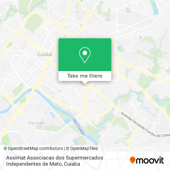Assimat Associacao dos Supermercados Independentes de Mato map