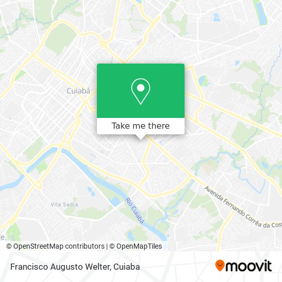 Francisco Augusto Welter map