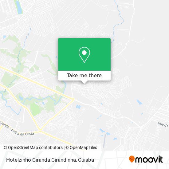 Mapa Hotelzinho Ciranda Cirandinha