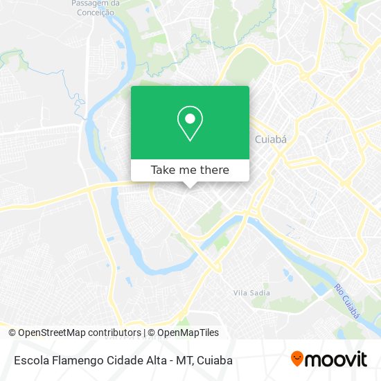 Escola Flamengo Cidade Alta - MT map