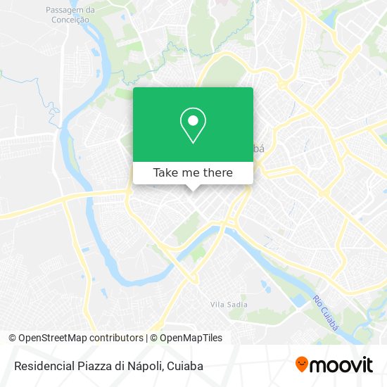 Residencial Piazza di Nápoli map