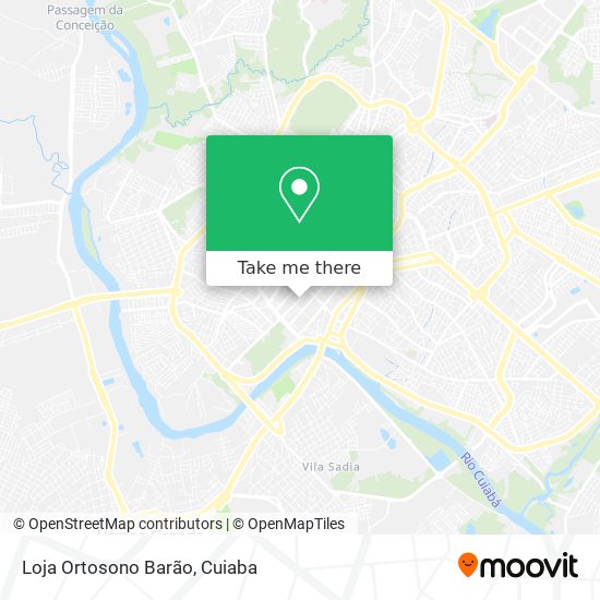 Mapa Loja Ortosono Barão