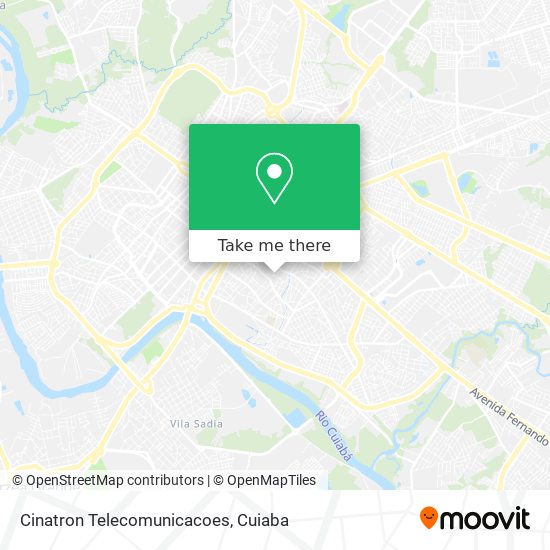 Cinatron Telecomunicacoes map