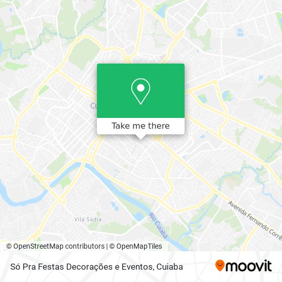 Só Pra Festas Decorações e Eventos map
