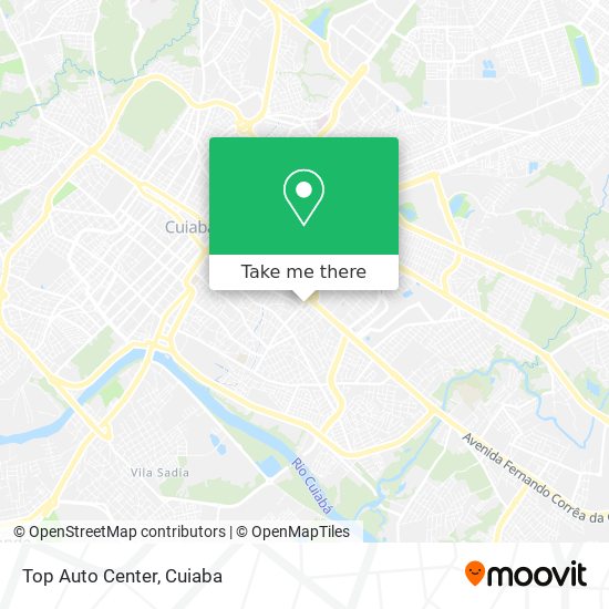 Mapa Top Auto Center