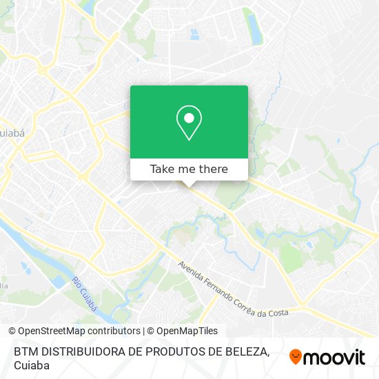 BTM DISTRIBUIDORA DE PRODUTOS DE BELEZA map
