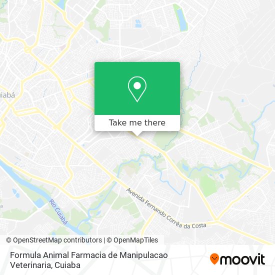 Formula Animal Farmacia de Manipulacao Veterinaria map