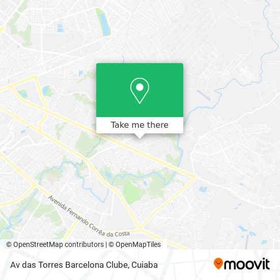 Av das Torres Barcelona Clube map