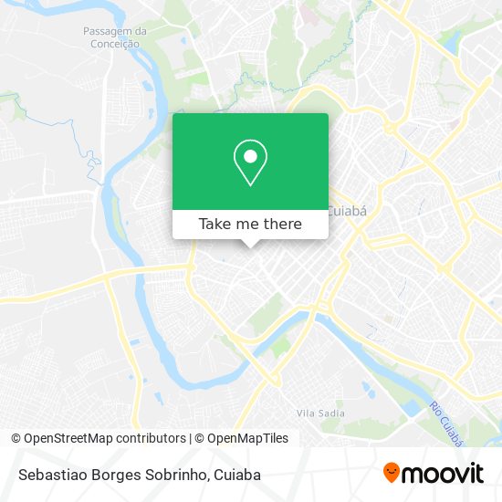 Sebastiao Borges Sobrinho map