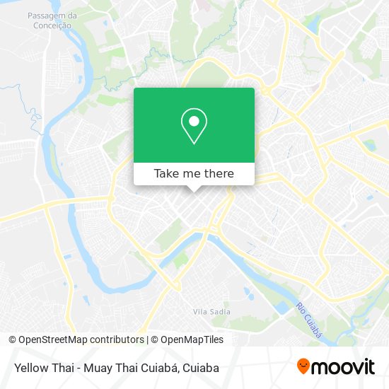 Yellow Thai - Muay Thai Cuiabá map