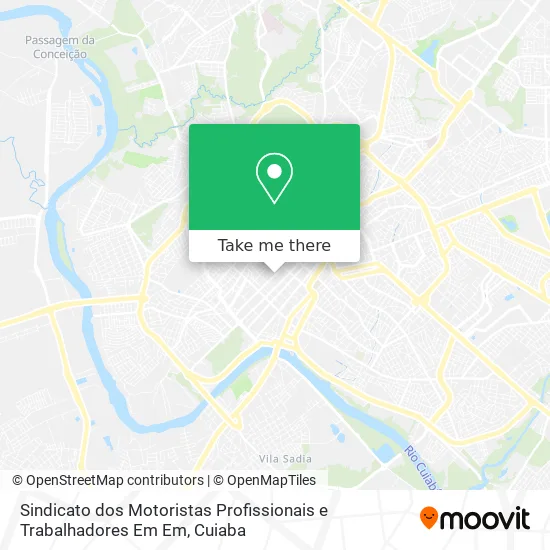 Sindicato dos Motoristas Profissionais e Trabalhadores Em Em map