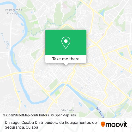 Dissegel Cuiaba Distribuidora de Equipamentos de Seguranca map