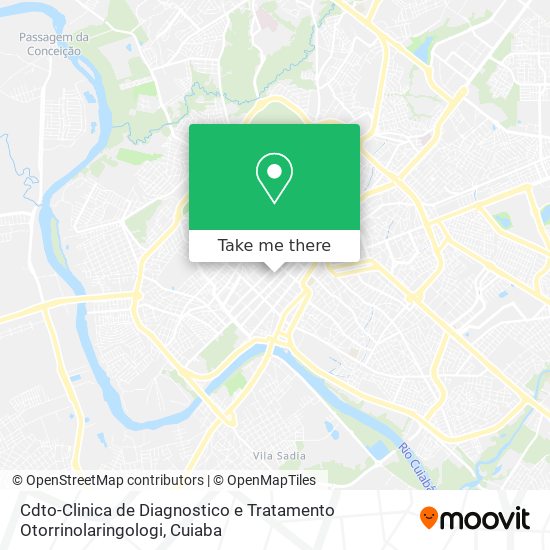 Cdto-Clinica de Diagnostico e Tratamento Otorrinolaringologi map