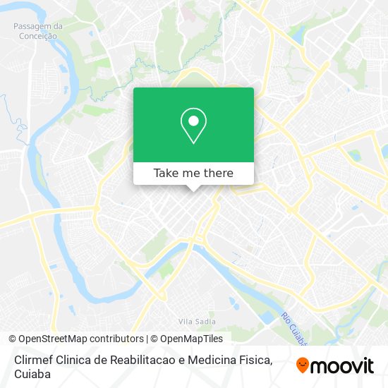 Clirmef Clinica de Reabilitacao e Medicina Fisica map