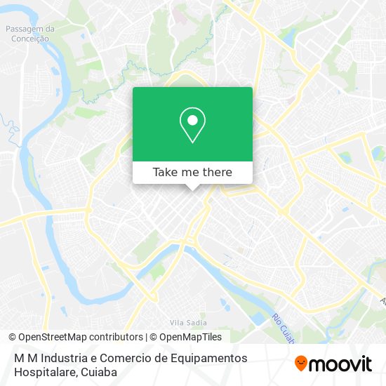 M M Industria e Comercio de Equipamentos Hospitalare map