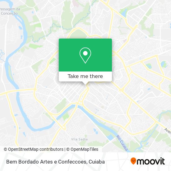 Mapa Bem Bordado Artes e Confeccoes