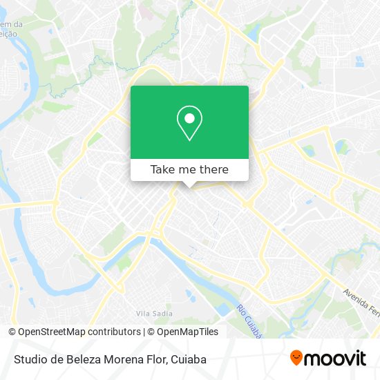 Mapa Studio de Beleza Morena Flor