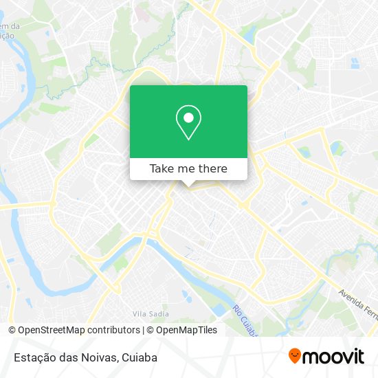 Mapa Estação das Noivas