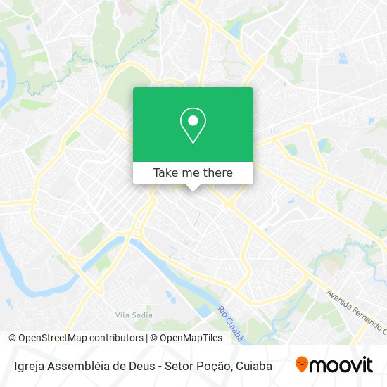 Igreja Assembléia de Deus - Setor Poção map