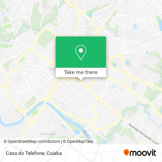 Casa do Telefone map