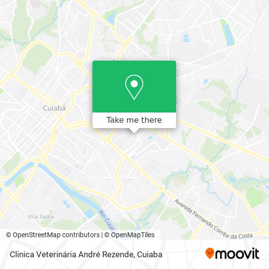 Clinica Veterinária André Rezende map