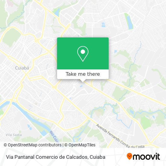 Via Pantanal Comercio de Calcados map